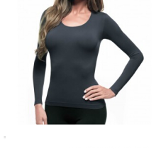 Women Seamless Long Sleeve Basic Fitted Tee Shirts